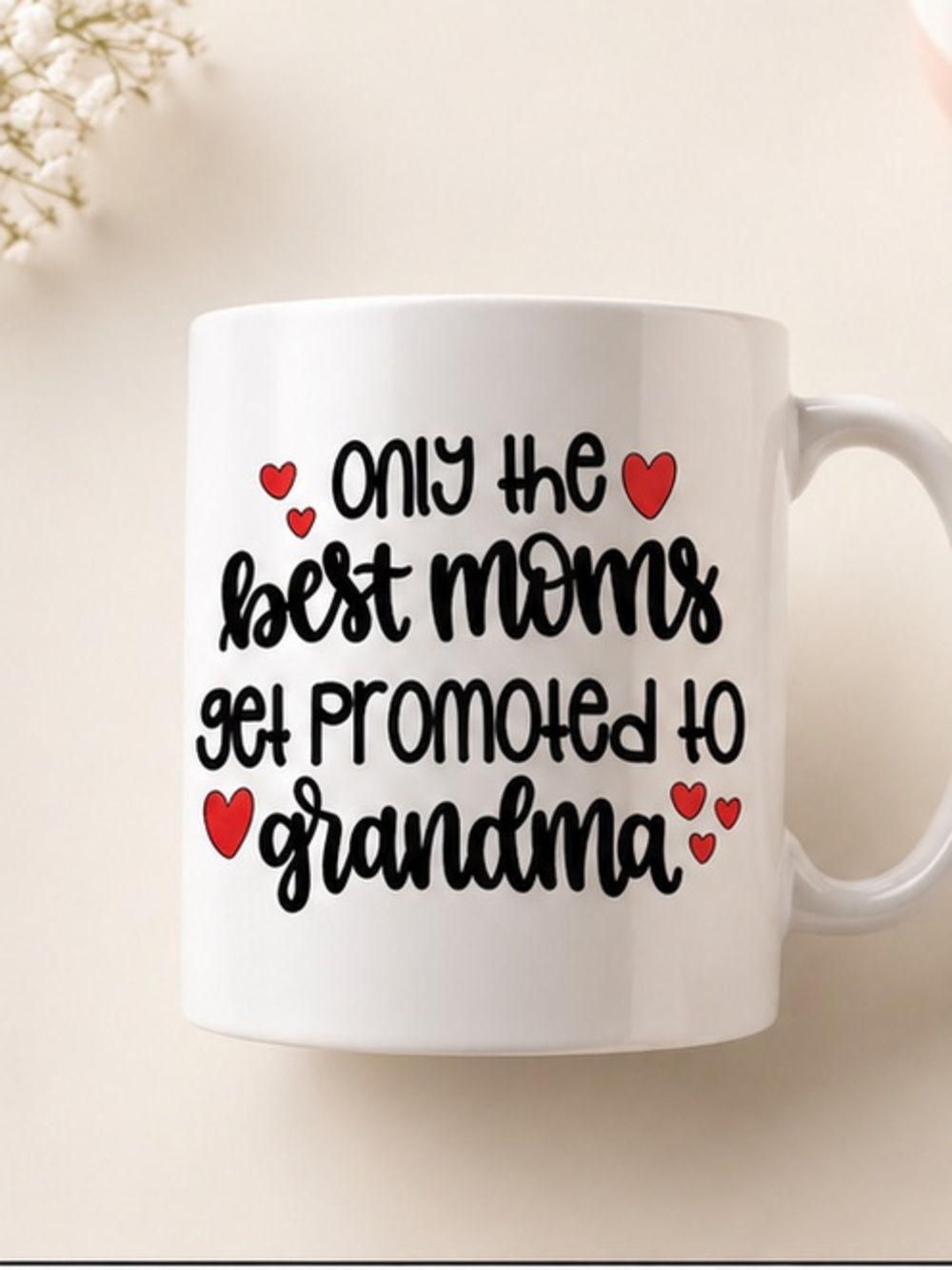 Custom Mom Coffee Mug Gift Made to Order Personalized Grandma Mug Cute Gift Idea